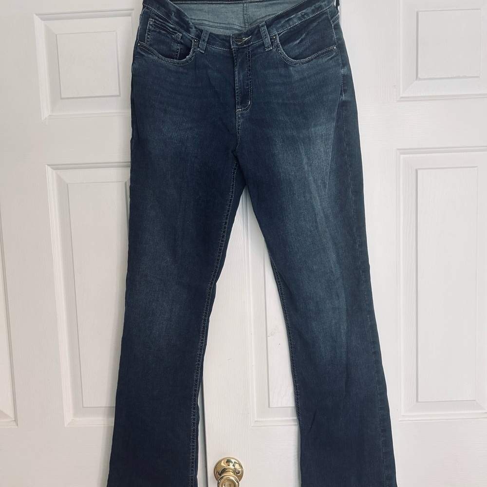 Silver Jeans Women's Boot Cut Dark Blue Denim
